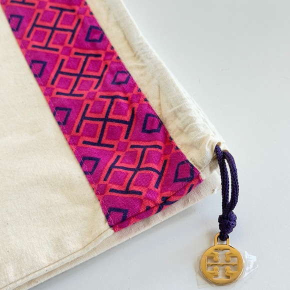 Tory Burch Handbags - Tory Burch New Large Dust Bag Pink Logo Preppy Accessories Shoes Purse Boots